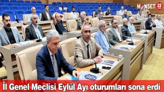 İl Genel Meclisi Eylül Ayı oturumları sona erdi