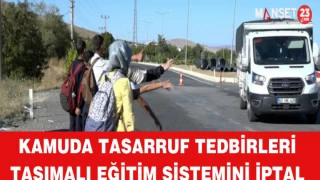 Kamuda Tasarruf Tedbirleri Taşımalı Eğitim Sistemini İptal Ettirdi
