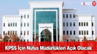 KPSS İçin Nüfus Müdürlükleri Açık Olacak