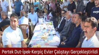Pertek Dut-İpek-Kerpiç Evler Çalıştayı Gerçekleştirildi