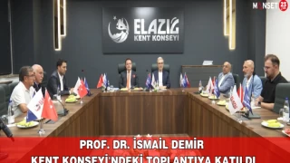 Prof. Dr. İsmail Demir Kent Konseyi'ndeki Toplantıya Katıldı
