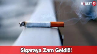 Sigaraya Zam Geldi