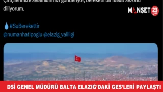 DSİ Genel Müdürü Balta Elazığ’daki GES’leri Paylaştı