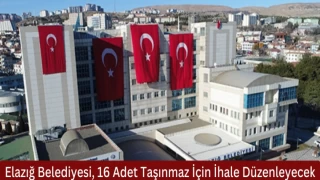 Elazığ Belediyesi, 16 Adet Taşınmaz İçin İhale Düzenleyecek