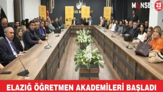 Elazığ Öğretmen Akademileri Başladı