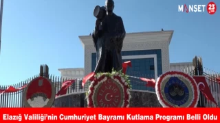 Elazığ Valiliği’nin Cumhuriyet Bayramı Kutlama Programı Belli Oldu