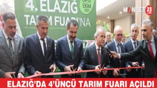 Elazığ’da 4’üncü Tarım Fuarı Açıldı