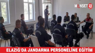 Elazığ'da Jandarma Personeline Eğitim