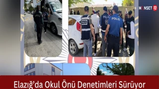 Elazığ’da Okul Önü Denetimleri Sürüyor