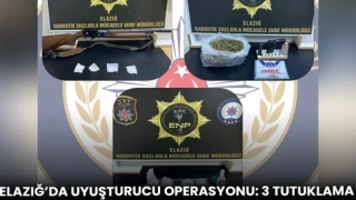 Elazığ’da Uyuşturucu Operasyonu: 3 Tutuklama