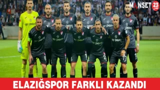 Elazığspor farklı kazandı