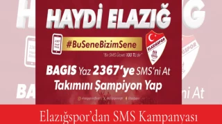 Elazığspor’dan SMS Kampanyası
