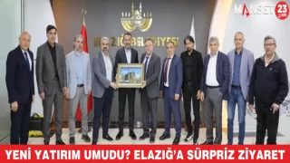 Yeni yatırım umudu? Elazığ’a sürpriz ziyaret