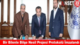 Bir Bilenle Bilge Nesil Projesi Protokolü İmzalandı