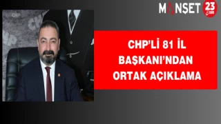 CHP’li 81 İl Başkanı’ndan Ortak Açıklama