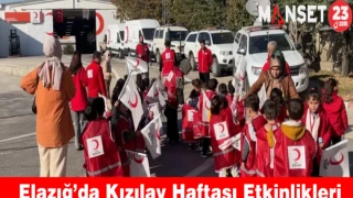 Elazığ’da Kızılay Haftası Etkinlikleri