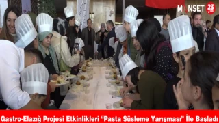 Gastro-Elazığ Projesi Etkinlikleri “Pasta Süsleme Yarışması” İle Başladı