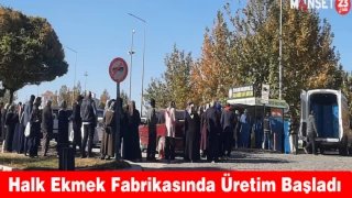 Halk Ekmek Fabrikasında Üretim Başladı