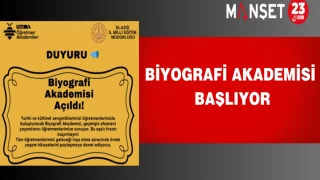 Biyografi Akademisi Başlıyor