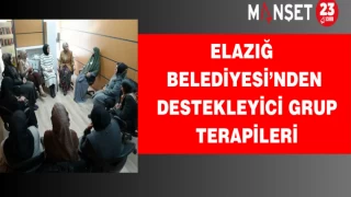 Elazığ Belediyesi’nden destekleyici grup terapileri