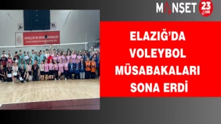 Elazığ’da voleybol müsabakaları sona erdi