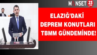 Elazığ’daki deprem konutları TBMM gündeminde!