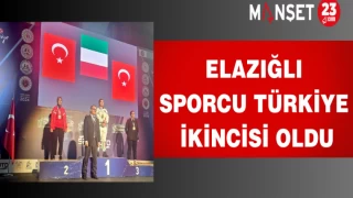 Elazığlı Sporcu Türkiye İkincisi Oldu