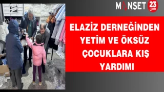 Elaziz Derneğinden Yetim Ve Öksüz Çocuklara Kış Yardımı