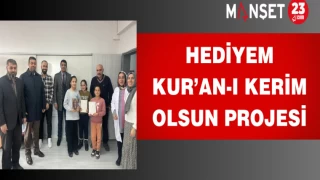 Hediyem Kur’an Olsun Projesi