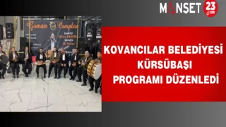 Kovancılar Belediyesi Kürsübaşı Programı Düzenledi