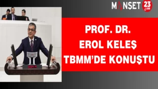 Prof. Dr. Erol Keleş TBMM’de Konuştu
