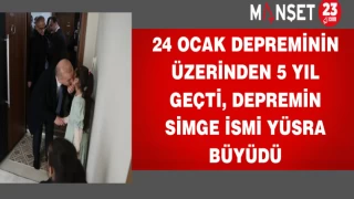 24 Ocak depreminin üzerinden 5 yıl geçti, depremin simge ismi Yüsra büyüdü