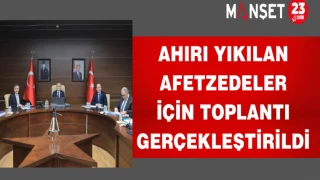 Ahırı Yıkılan Afetzedeler İçin Toplantı Gerçekleştirildi