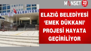Elazığ’da ‘Emek Dükkanı’ Projesi Hayata Geçiriliyor