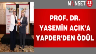 Prof. Dr. Yasemin Açık’a YAPDER’den Ödül