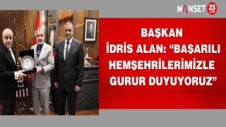 Başkan Alan: “Başarılı Hemşehrilerimizle Gurur Duyuyoruz”