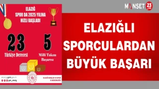 ELAZIĞLI SPORCULARDAN BÜYÜK BAŞARI