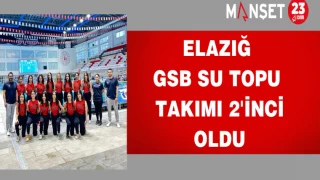 Elazığ Gsb Su Topu Takımı 2'inci Oldu
