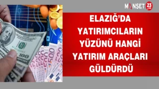 ELAZIĞ'DA YATIRIMCILARIN YÜZÜNÜ HANGİ YATIRIM ARAÇLARI GÜLDÜRDÜ.
