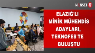 ELAZIĞ'LI MİNİK MÜHENDİS ADAYLARI,TEKNOFES'TE BULUŞTU