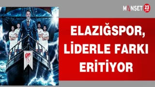 ELAZIĞSPOR,LİDERLE FARKI ERİTİYOR