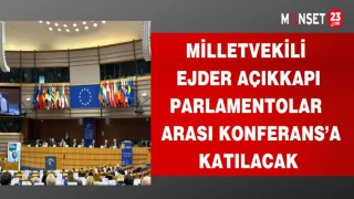 MİLLETVEKİLİ EJDER AÇIKKAPI PARLAMENTOLAR ARASI KONFERANS'A KATILACAK