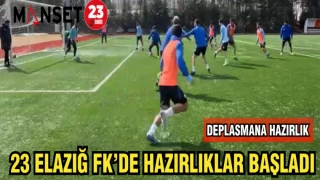 23 ELAZIĞ FK'DE HAZIRLIKLAR BAŞLADI