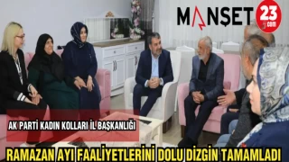 AK PARTİ KADIN KOLLARI BAŞKANLIĞI RAMAZAN AYI FAALİYETLERİNİ DOLU DİZGİN TAMAMLADI