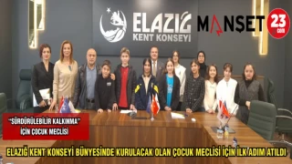 ELAZIĞ KENT KONSEYİ BÜNYESİNDE KURULACAK OLAN ÇOCUK MECLİSİ İÇİN İLK ADIM ATILDI