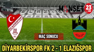 DİYERBEKİRSPOR FK 2 - 1 ELAZIĞSPOR