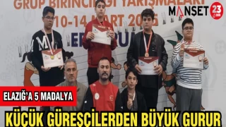 KÜÇÜK GÜREŞÇİLERDEN BÜYÜK GURUR