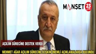MEHMET AĞAR AÇILIM SÜRECİNE İLİŞKİN ÖNEMLİ AÇIKLAMALARDA BULUNDU