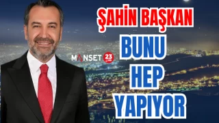 ŞAHİN BAŞKAN BUNU HEP YAPIYOR!