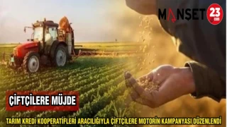 TARIM KREDİ KOOPERATİFLERİ ARACILIĞIYLA ÇİFTÇİLERE MOTORİN KAMPANYASI DÜZENLENDİ